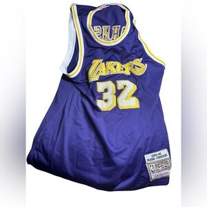 Los Angeles Lakers Away 1984-85 Magic Johnson Swingman Jersey XXL